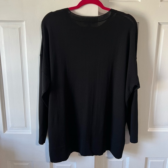 Eileen Fisher Fine Jersey Crew Neck Top 100% silk Size XL - Picture 9 of 11